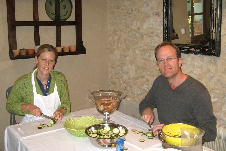 cooking class at le moulin bregeon in the loire valley