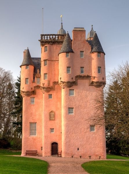 The path to Craigievar Castle