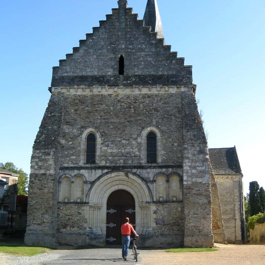 Eglises-St-Martin-de-Vertou in Linieres Bouton, France