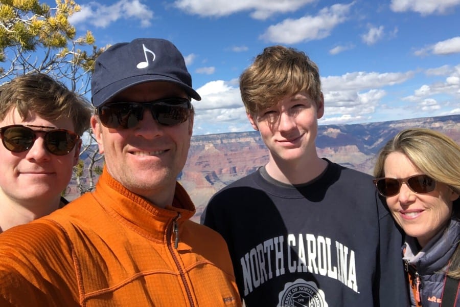 family road trip grand canyon