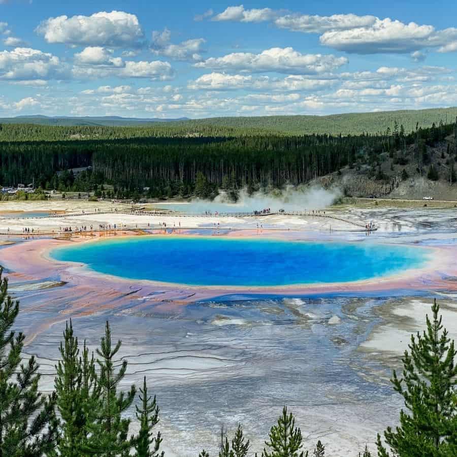 Grand Prismatic in Yellowstone National Park