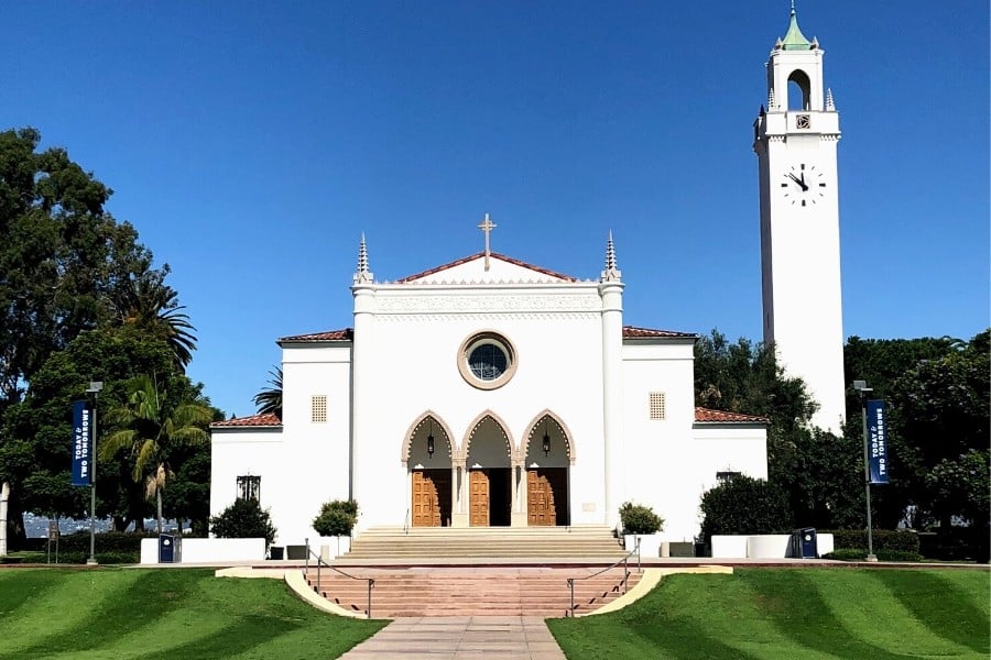 loyola marymount university sacred heart chapel