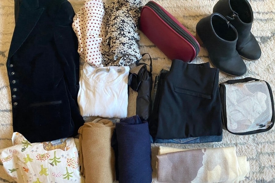 Wardrobe for a fall trip to Paris