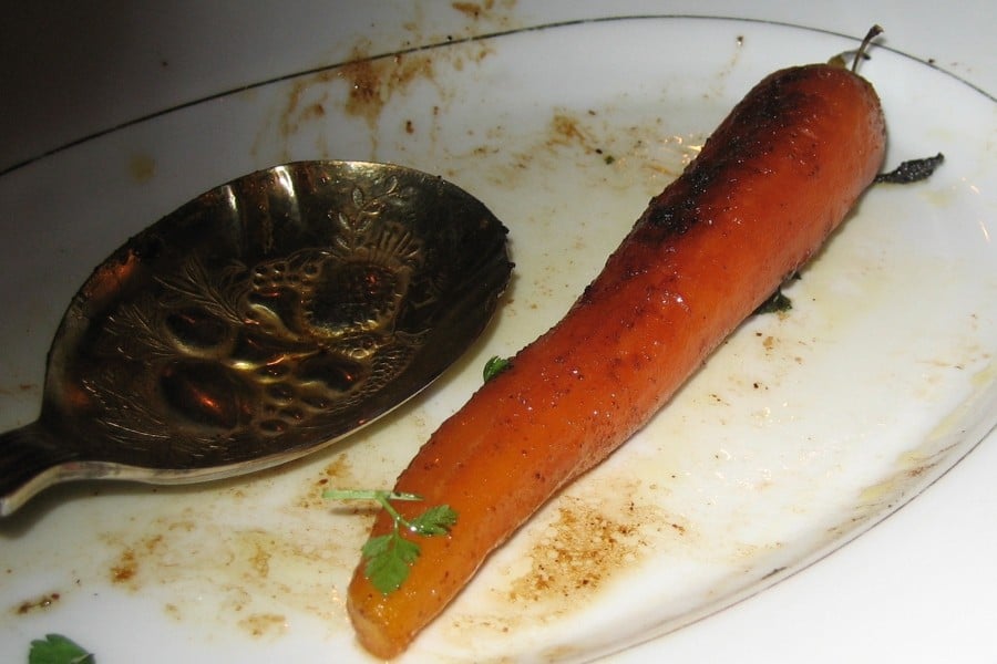 perfect french carrots at le moulin bregeon