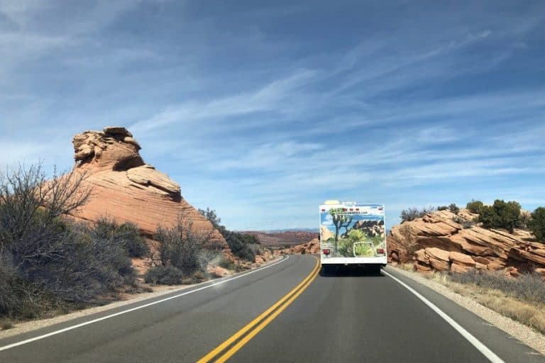 camper van road trip us southwest