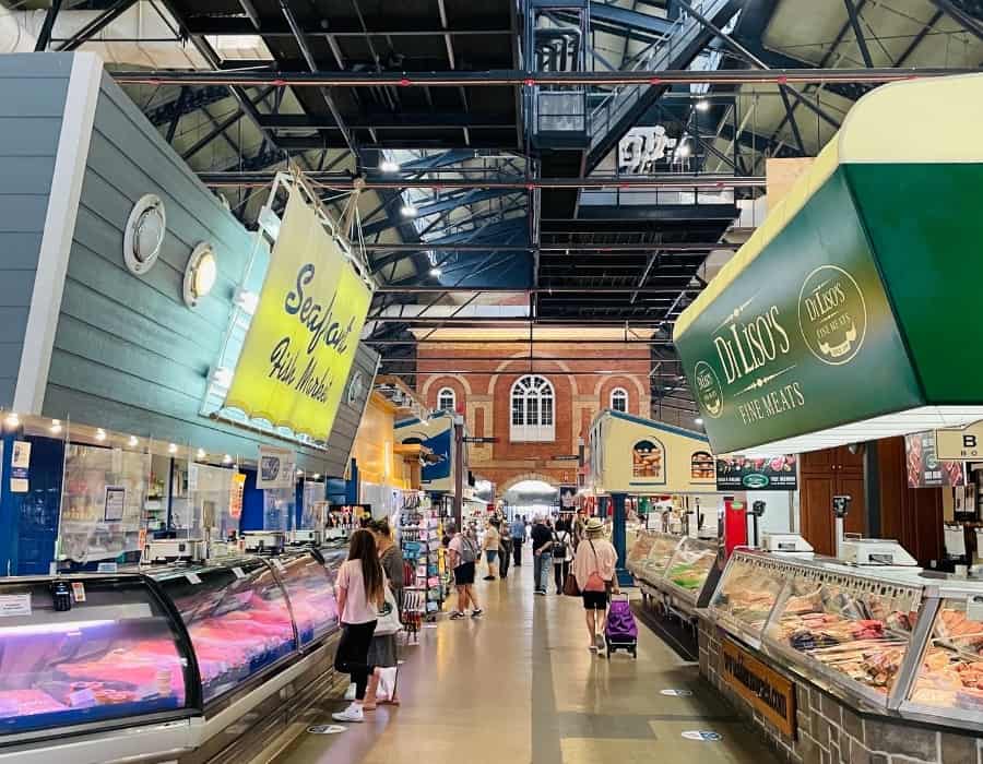St. Lawrence market on a weekend in Toronto