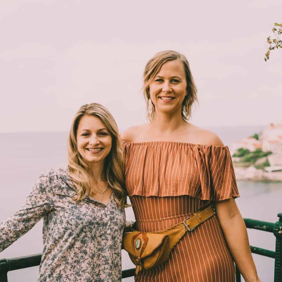 Traverse Journeys co-owners Ashley Blake and Laura Hamm, in Croatia