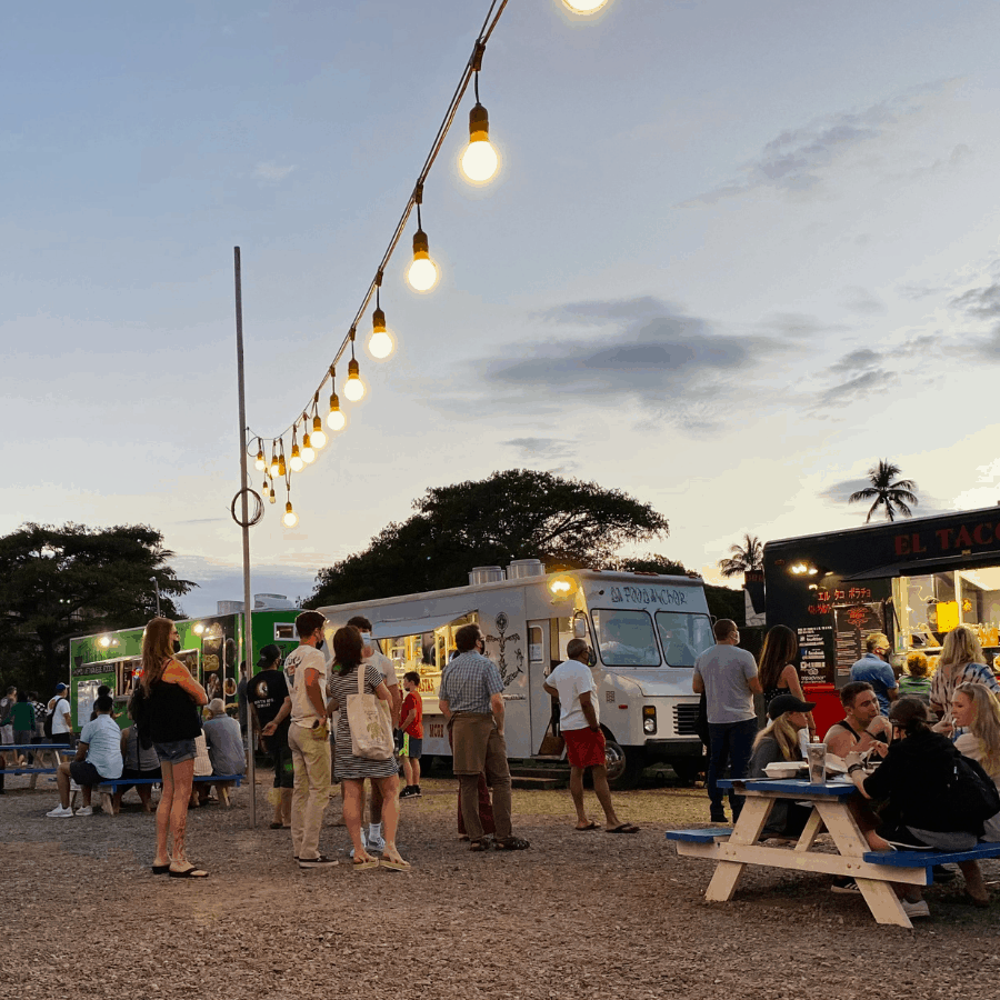 Hoopiilani Food Truck Park in Kaanapali Maui